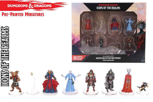 Dungeons & dragons - icons of the realms - planescape: adventures in the multiverse - character miniatures boxed set