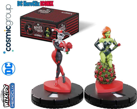 Dc heroclix iconix: harley quinn - roses for red