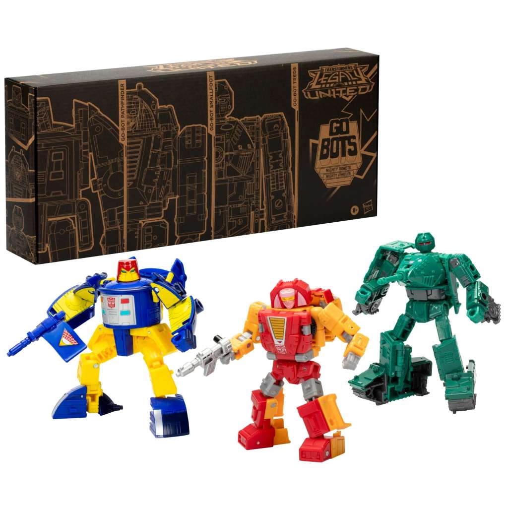 Transformers legacy go-bot guardians 3-pack Actionfigurer