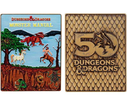 Dungeons & dragons - 50th anniversary - 1st edition book cover ingot set