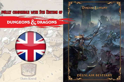 The world of deuslair: bestiary book