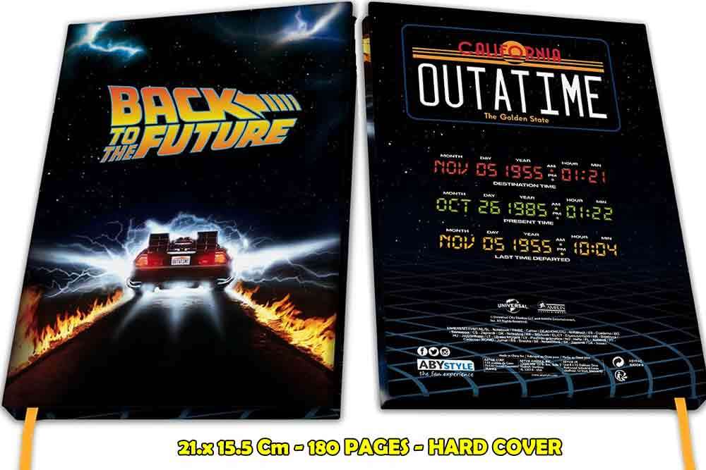 Back to the future - delorean - a5 Anteckningsblock