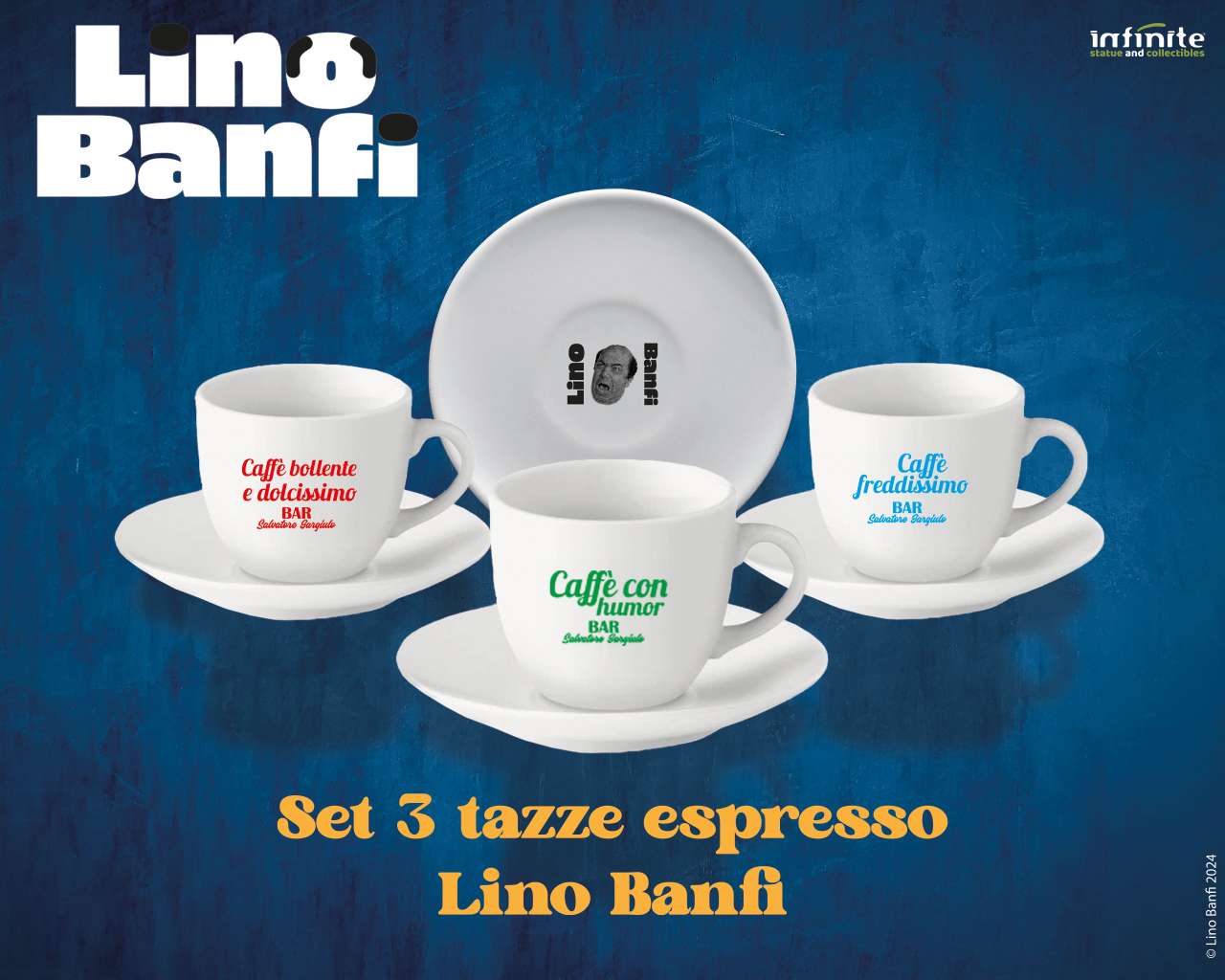 Lino banfi espresso Mugg set