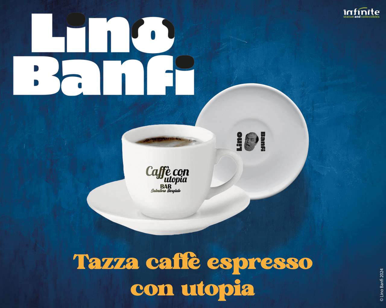 Lino banfi caffe con utopia espresso mug