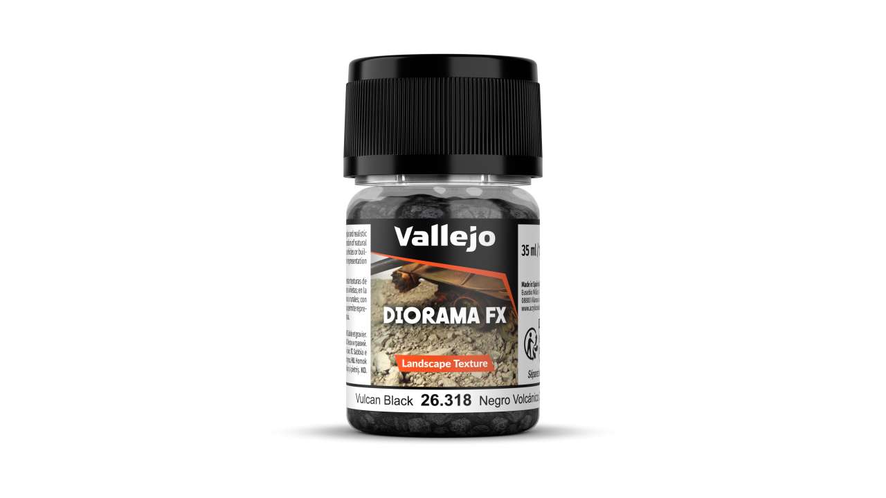 Diorama fx 26318 landscape textures vulcan black 2/5mm