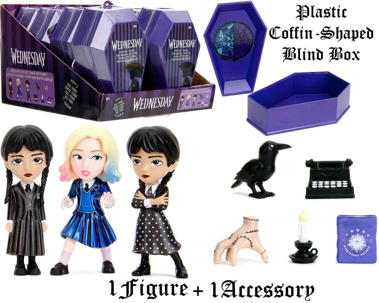 Wednesday - deluxe metal Figur blind box - counter display (8)