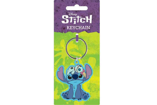 Lilo and stitch - stitch and scrump - pvc Nyckelring