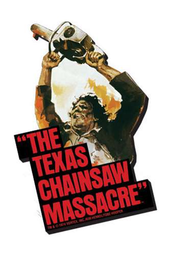 Texas chainsaw massacre art magnet