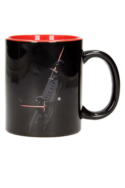 Star Wars ep7 kylo poses black/red mug