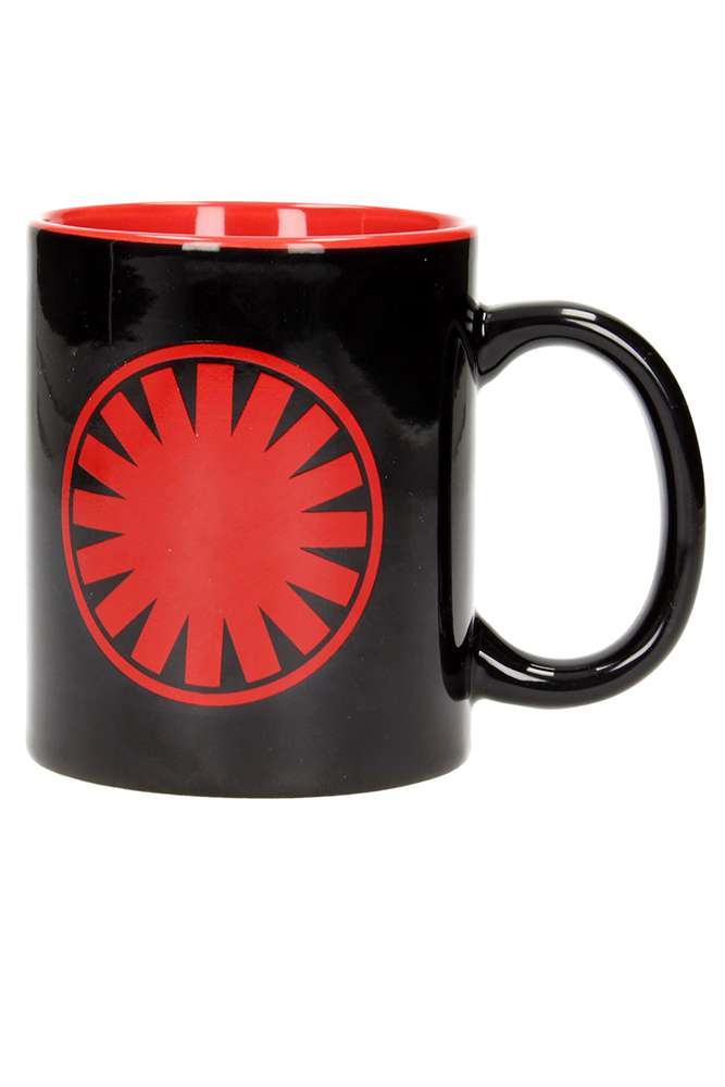 Star Wars ep7 first order symbol black/red mug