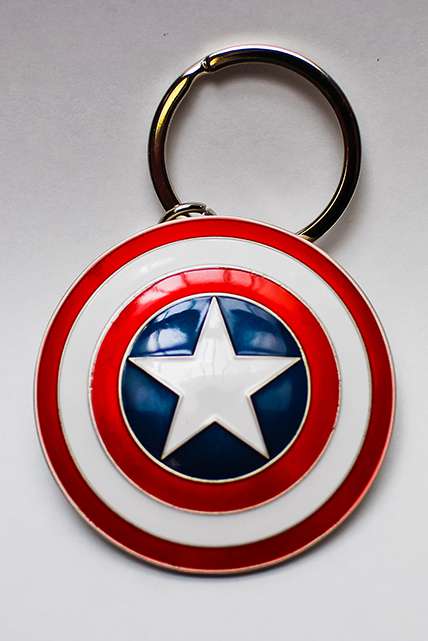 Captain america shield Nyckelring