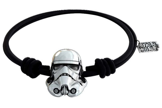 Star Wars stormtrooper silver Armband blck rbr