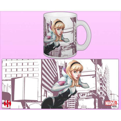 Women of marvel spider gwen mug