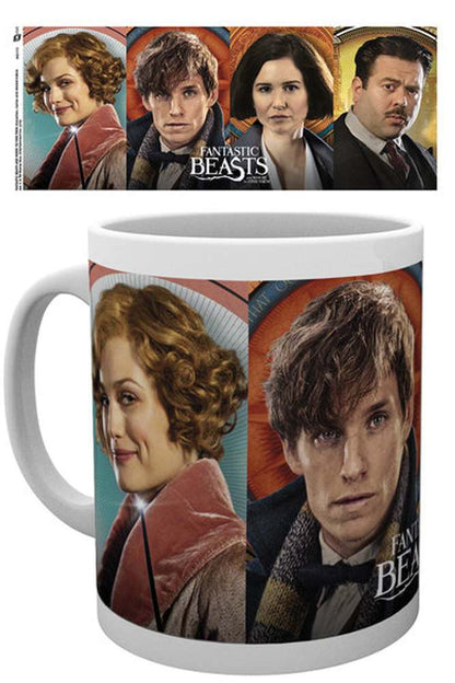 Harry Potter fantastic beasts characters mug