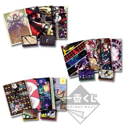 Madoka magica folder + stickers set (3pz
12 folder 22x30 cm
6 stickers 10x7 cm