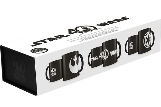 Star Wars 40th anniversary deluxe Mugg set