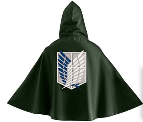 Attack on Titan official green Cape