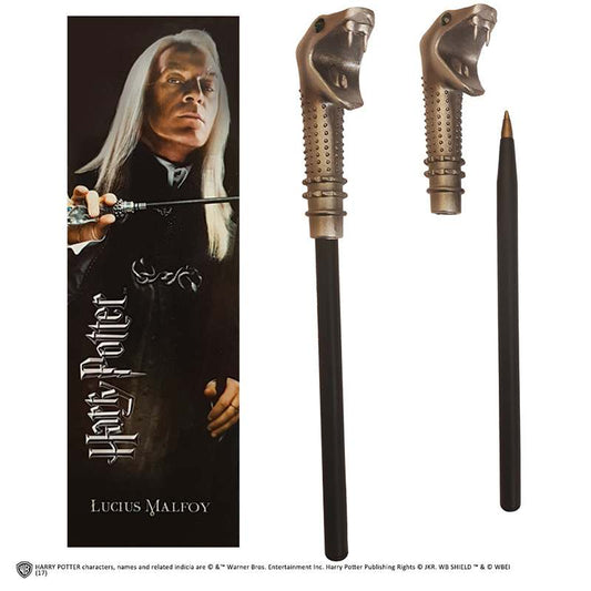 Harry Potter lucius malfoy Trollstav pen and Bokmärke