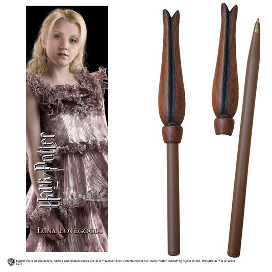 Harry Potter luna lovegood Trollstav pen and Bokmärke