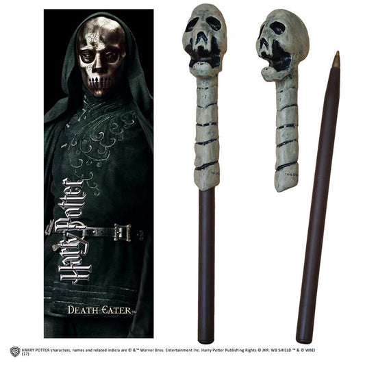 Harry Potter death eater Trollstav pen and Bokmärke