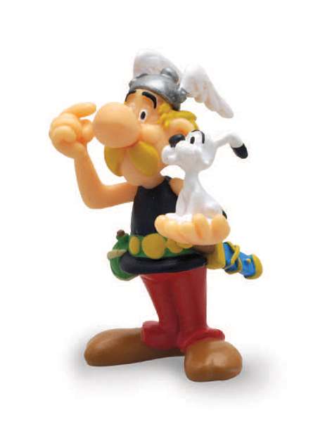 Asterix with idefix Figur