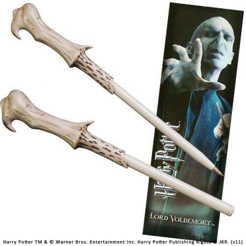 Harry Potter voldemort Trollstav pen and Bokmärke