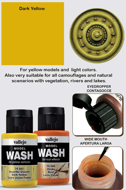 Model wash 76503 dark yellow