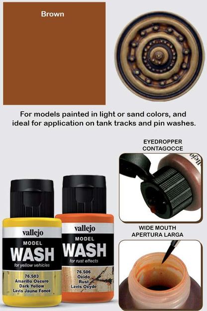 Model wash 76513 brown