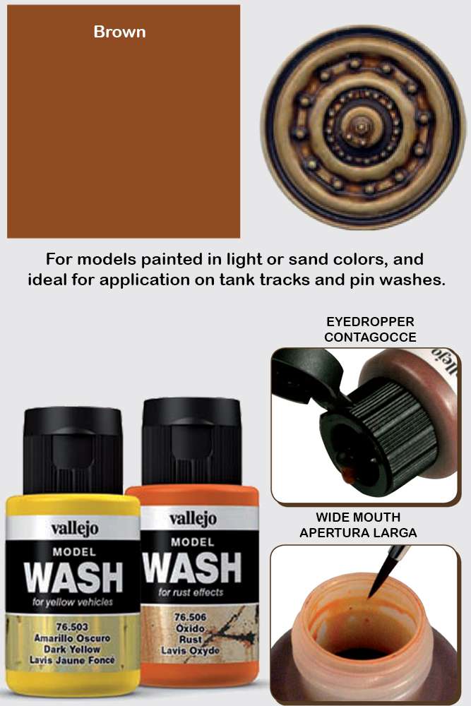 Model wash 76513 brown