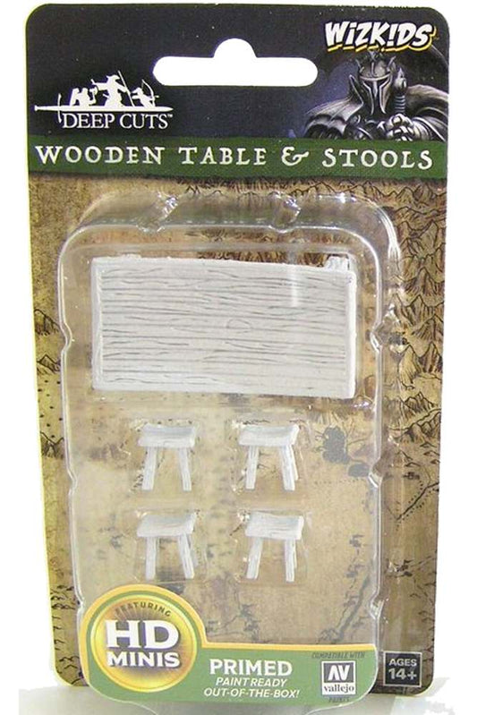 Wizkids um wooden table & stools