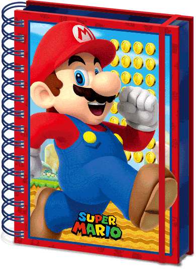 Super mario 3d lenticular Anteckningsblock