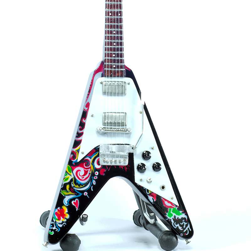 Mini guitar jimi hendrix psychedelic fly