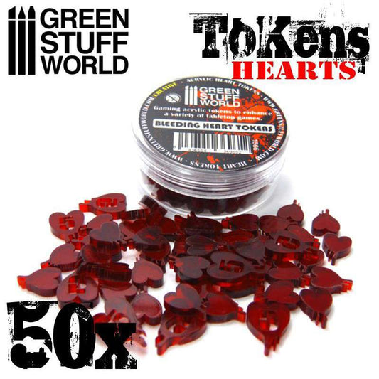 Gaming tokens heart