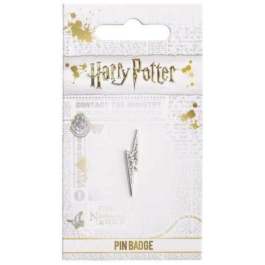 Harry Potter crystals lightning bolt pin Emblem / Pin