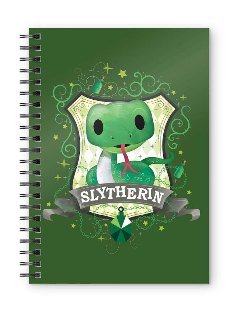 Harry Potter slytherin Barn spiral Anteckningsblock