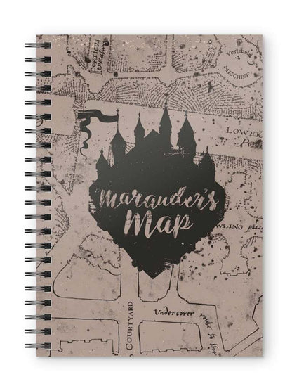 Harry Potter marauder's map spiral Anteckningsblock