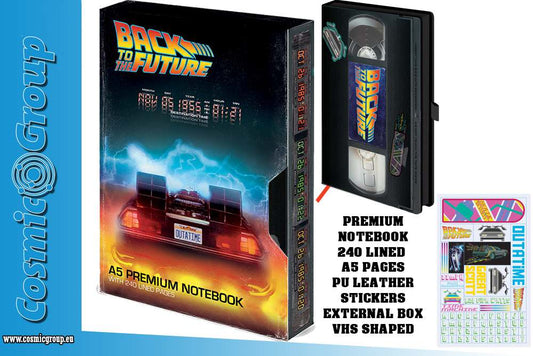 Back to the future vhs a5 Anteckningsblock