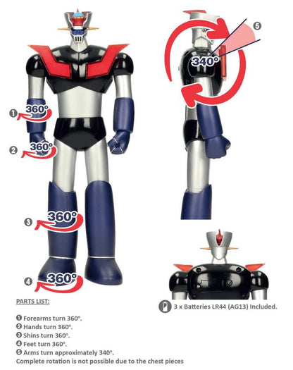 Mazinger z 30cm af with light