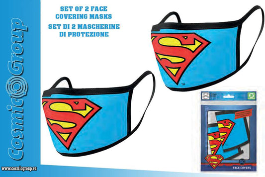 Dc superman logo face cover.mask set(2)