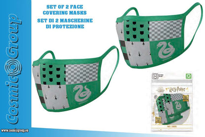 Harry Potter slytherin face cover.mask set(2)