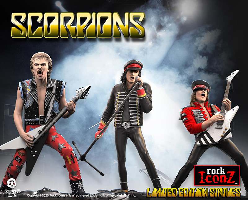 Rock iconz scorpions band Staty set