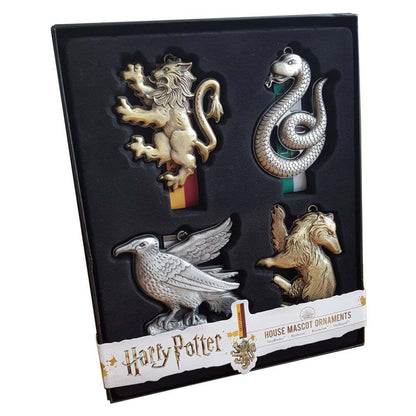 Harry Potter house mascot ornaments set