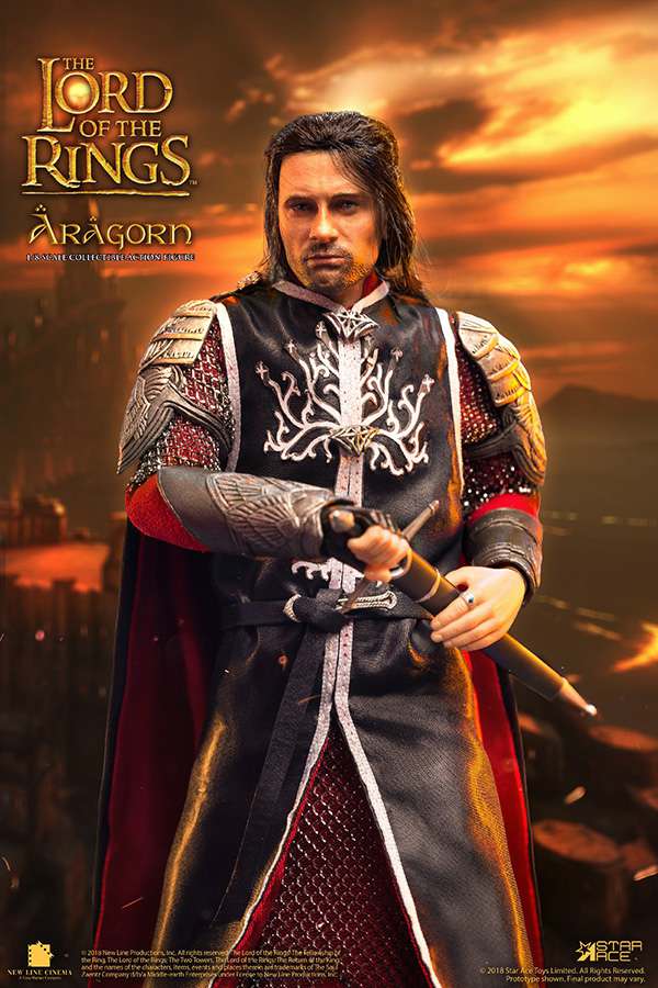 Lord of the Rings king aragorn 2.0 regular 1/8 Figur