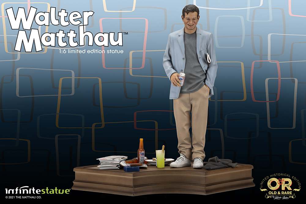 Walter matthau old&rare 1/6 resin Staty