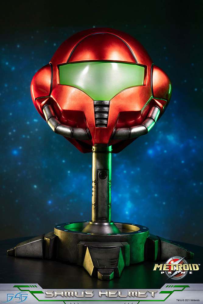 Metroid prime samus helmet