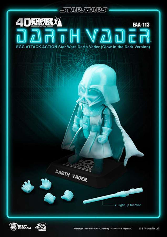 Star Wars egg aa darth vader glow i/t dark ver