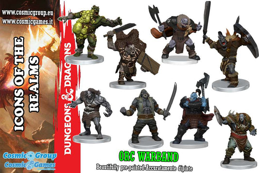 D&d Icons of the Realms orc warband