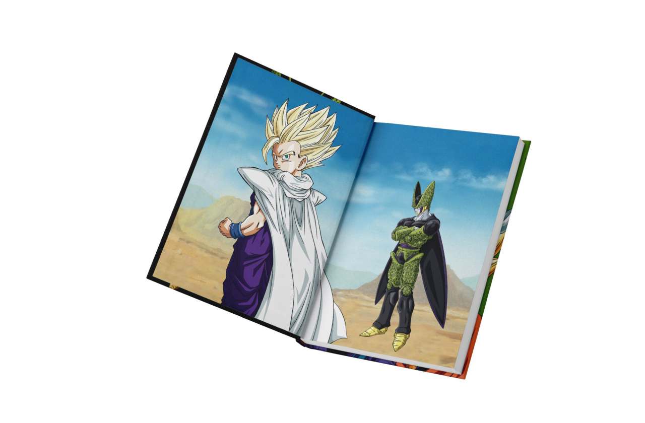 Dragon ball z cell Anteckningsblock with light