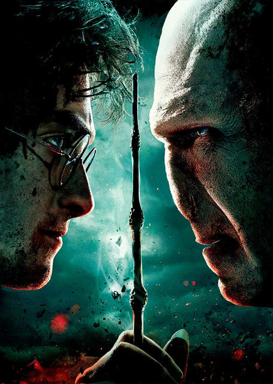 Harry Potter harry vs voldemort 3d effect Anteckningsblock