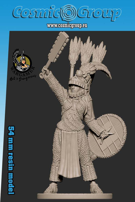 54 mm atotoztli the aztec warrior